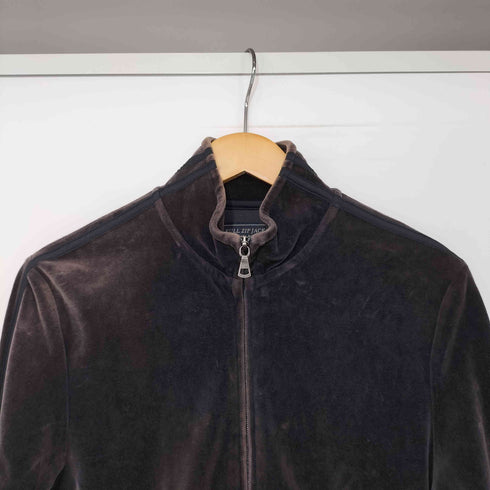 ユニクロ UNIQLO 00S サイドライン ベロア トラックジャケット メンズ JPN:S